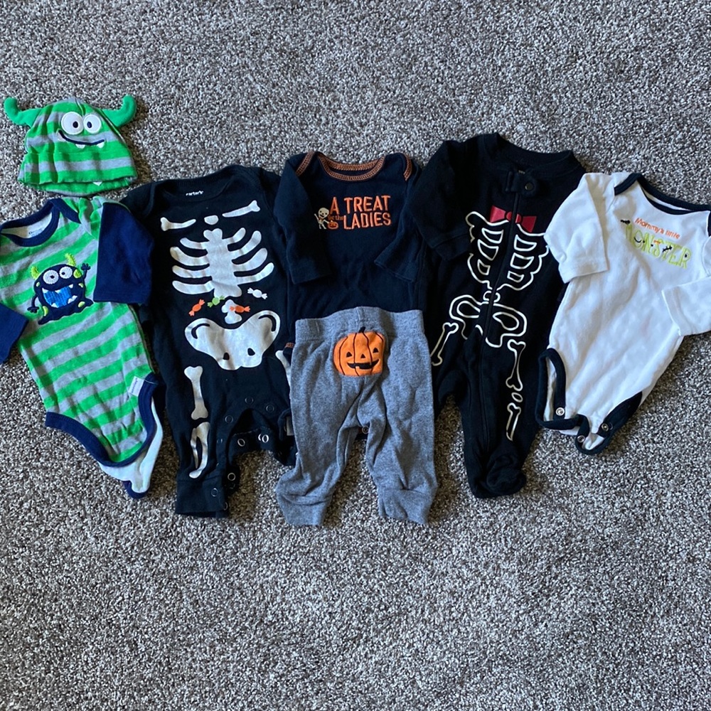 Newborn Halloween onesies